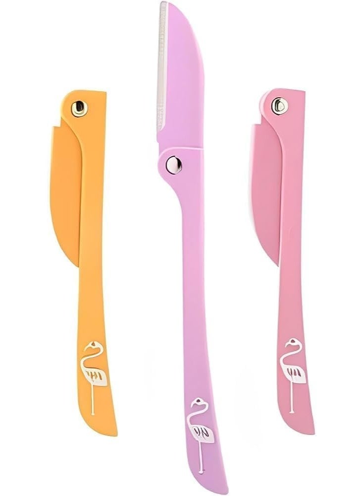 Feather Flamingos Flamingos Feather 3-Piece Stainless Steel Safe Razor - Image 4